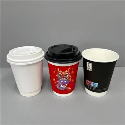 12온스 이중벽 테이크아웃 핫 종이컵 Ø90