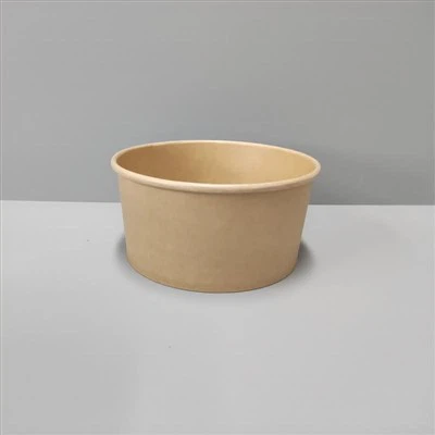 750ml 둥근 종이 그릇 크래프트